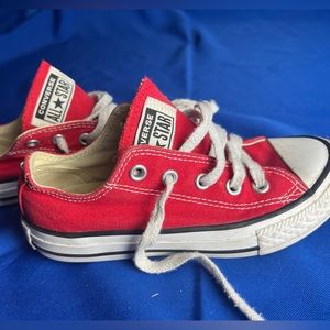 Red Converse Kids size 12